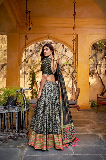 Tasar Silk Chaniya Choli