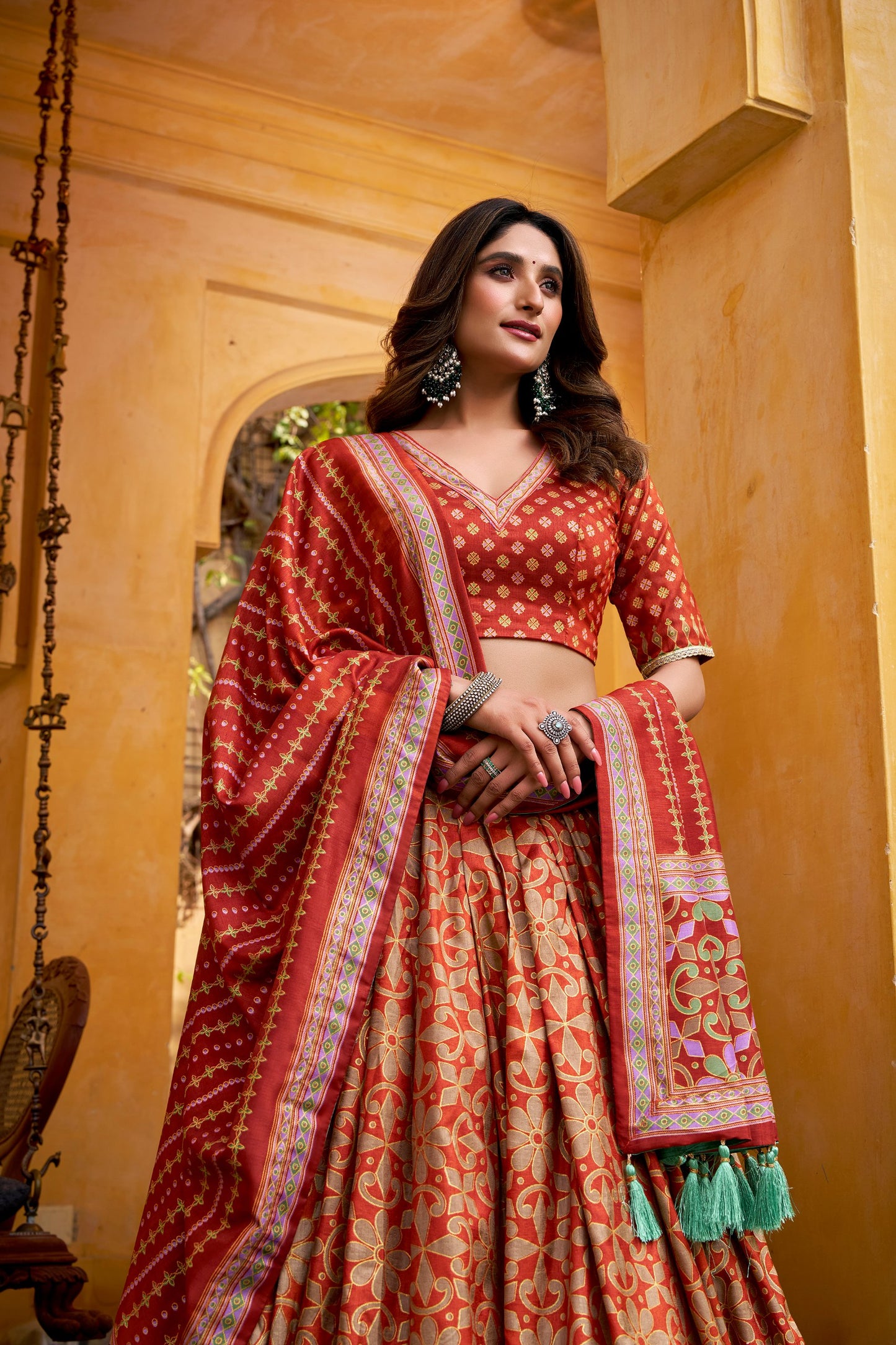 Tasar Silk Chaniya Choli