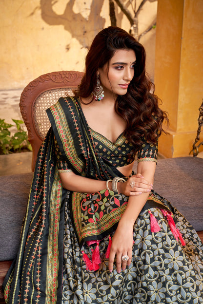 Tasar Silk Chaniya Choli
