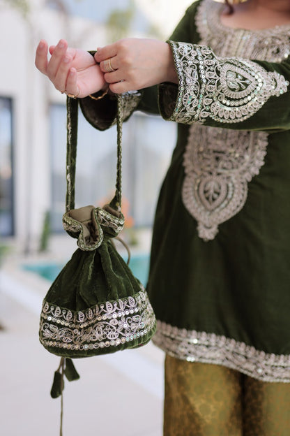 Velvet Kurti Pair