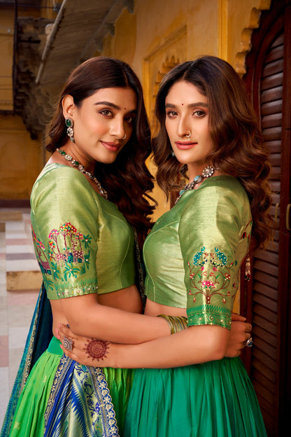Soft Silk Paithani Lehenga Choli