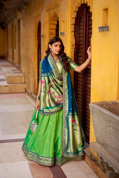 Soft Silk Paithani Lehenga Choli