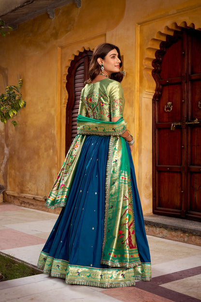 Soft Silk Paithani Lehenga Choli