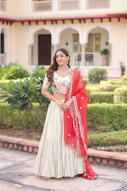 Cosmos silk Wedding - Navratri Garba Lehenga