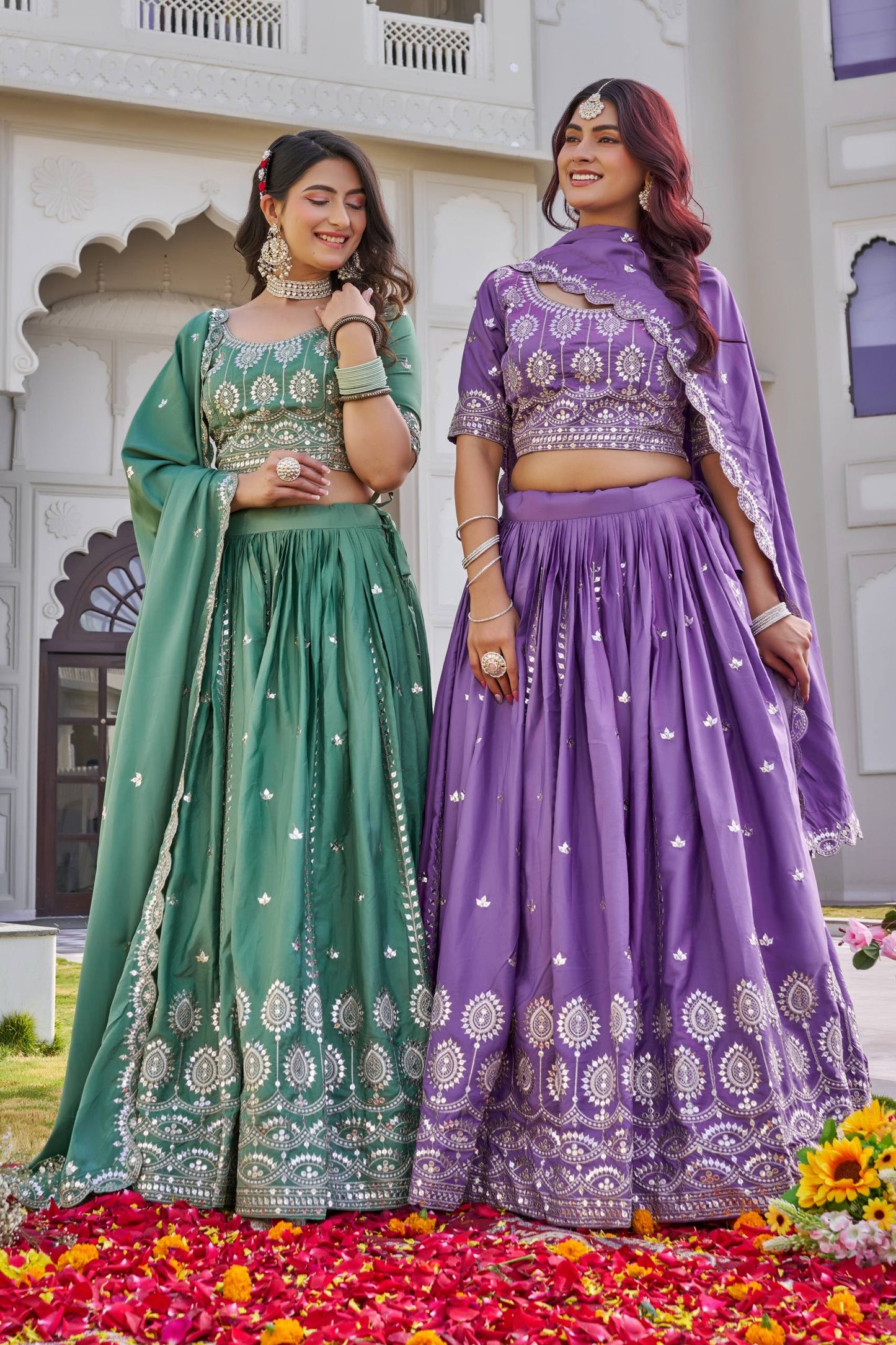 Crep Silk Chaniya Choli