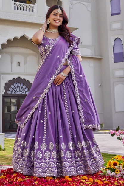 Crep Silk Chaniya Choli