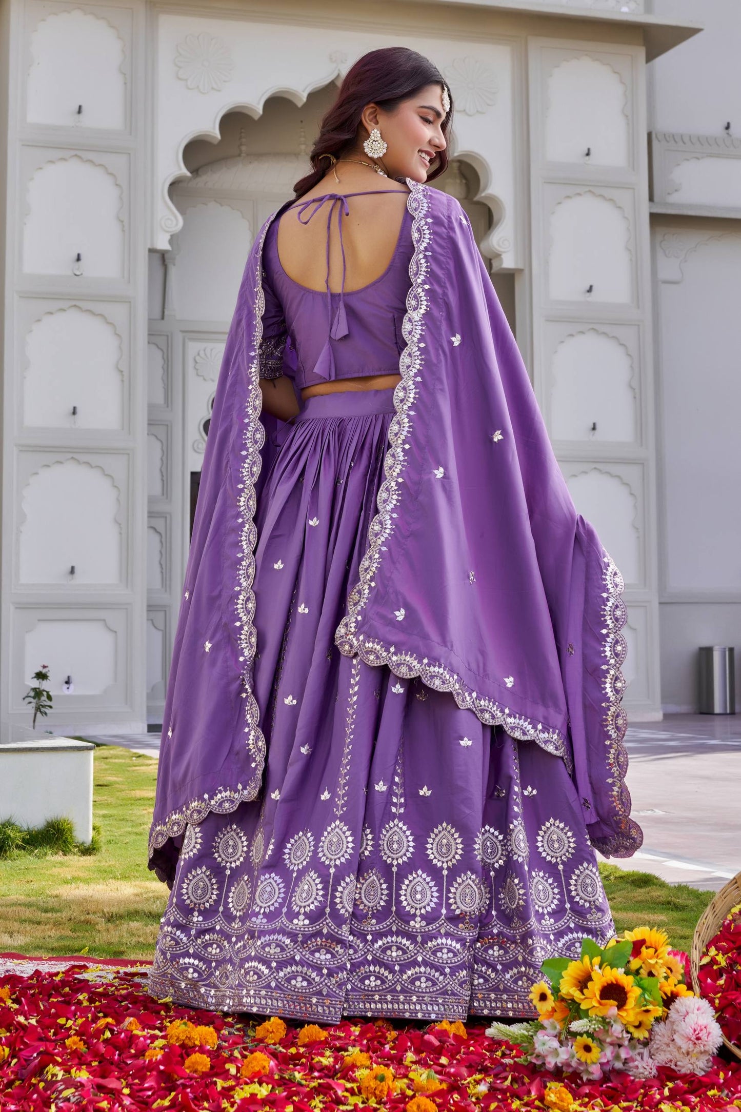 Crep Silk Chaniya Choli