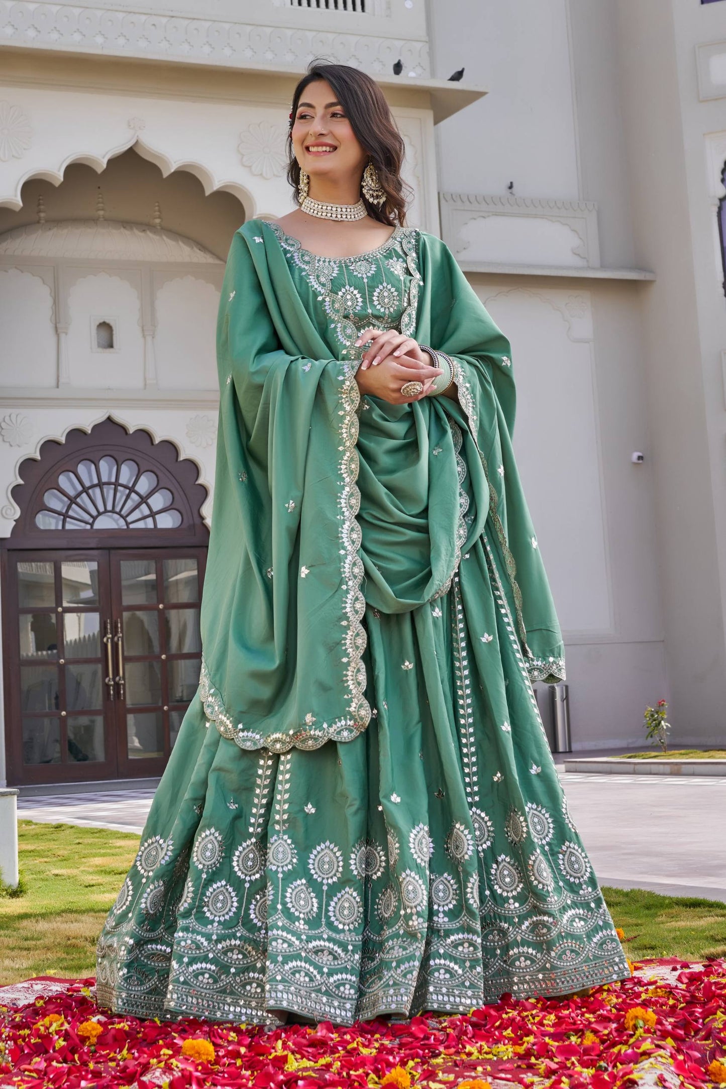 Crep Silk Chaniya Choli