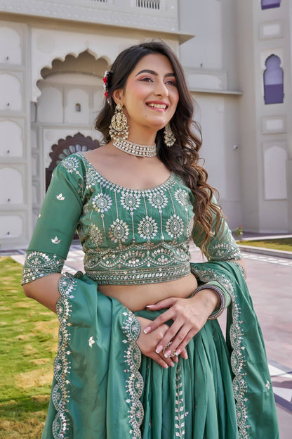 Crep Silk Chaniya Choli