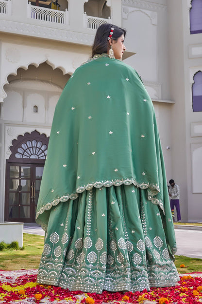 Crep Silk Chaniya Choli