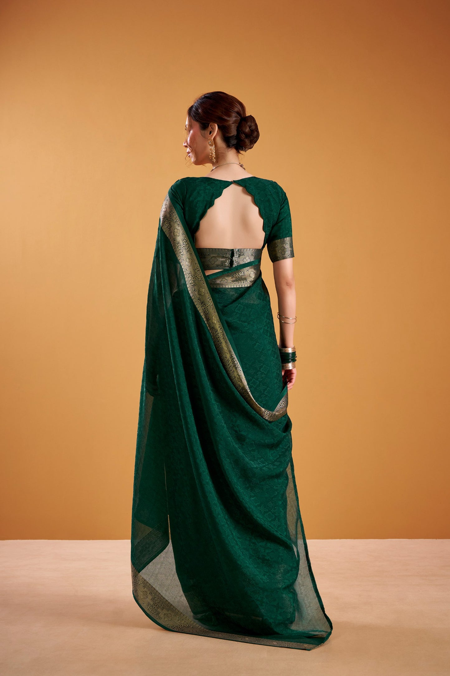 Poly Shimmer Saree