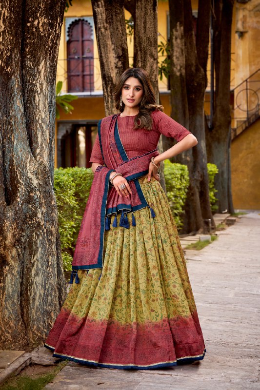 Vichitra Silk Lehenga Choli