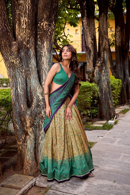 Vichitra Silk Lehenga Choli