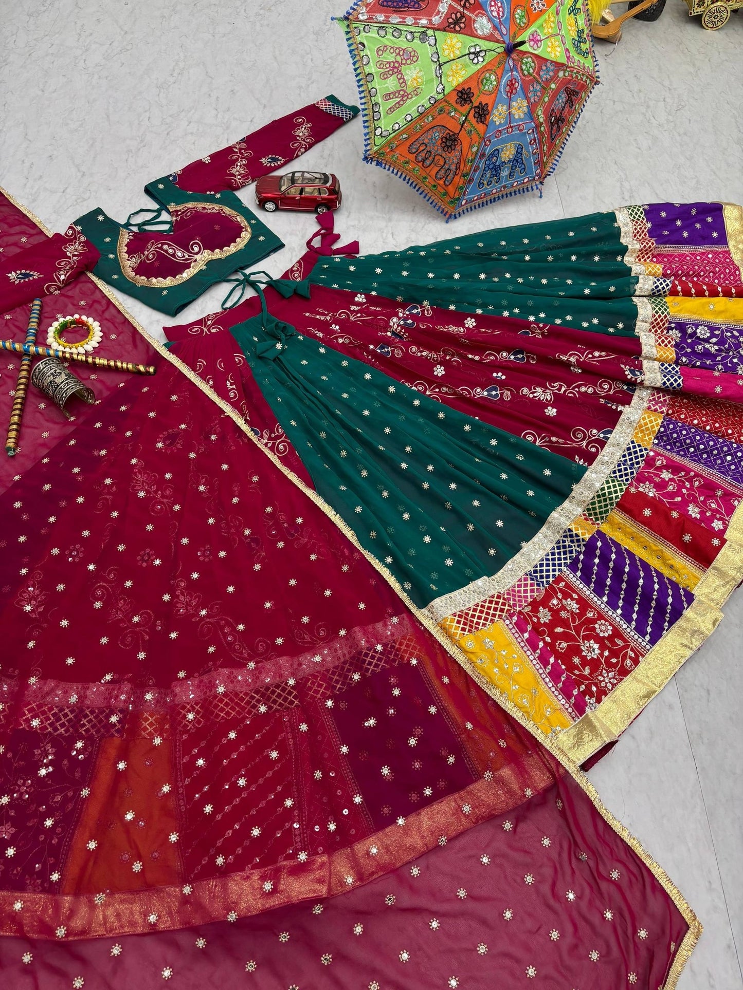Navratri Special Vintage Chaniya Choli
