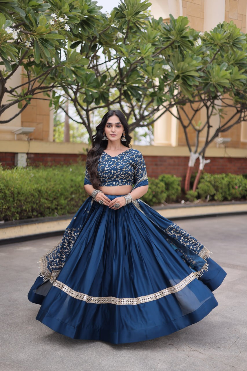 Glory Satin Wedding Lehenga