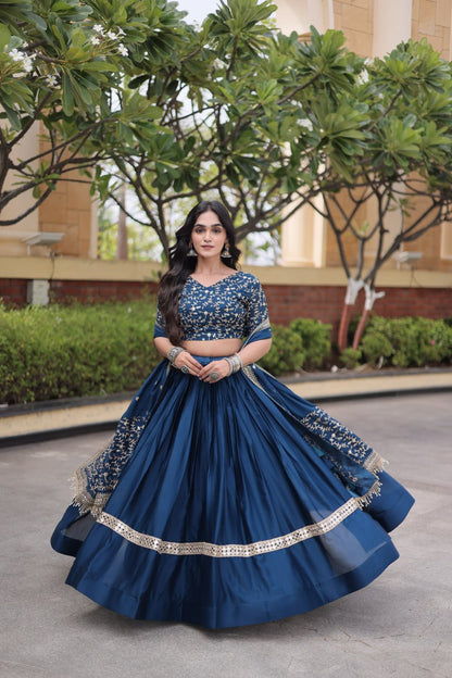 Glory Satin Wedding Lehenga