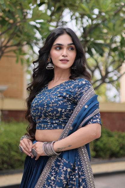 Glory Satin Wedding Lehenga