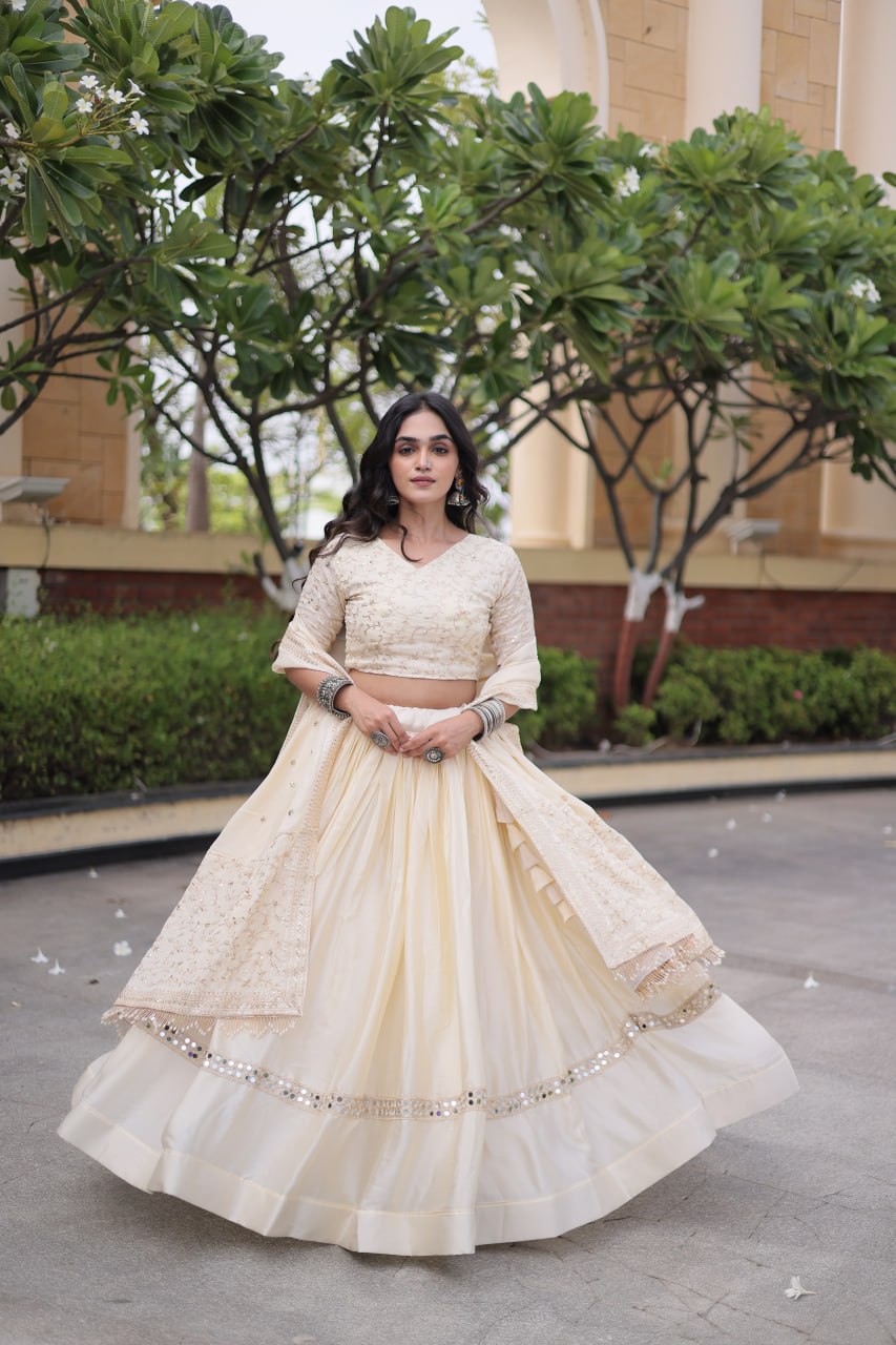 Glory Satin Wedding Lehenga