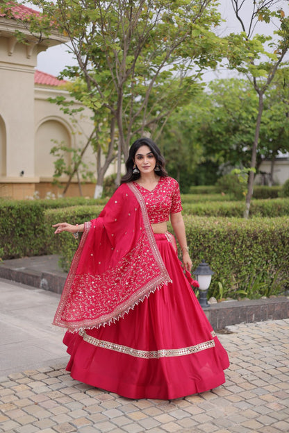 Glory Satin Wedding Lehenga