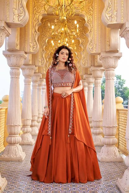 Indo Western Style Three Piece Choli