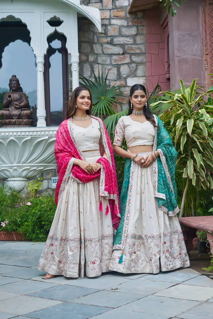 Tissue Silk Chaniya Choli