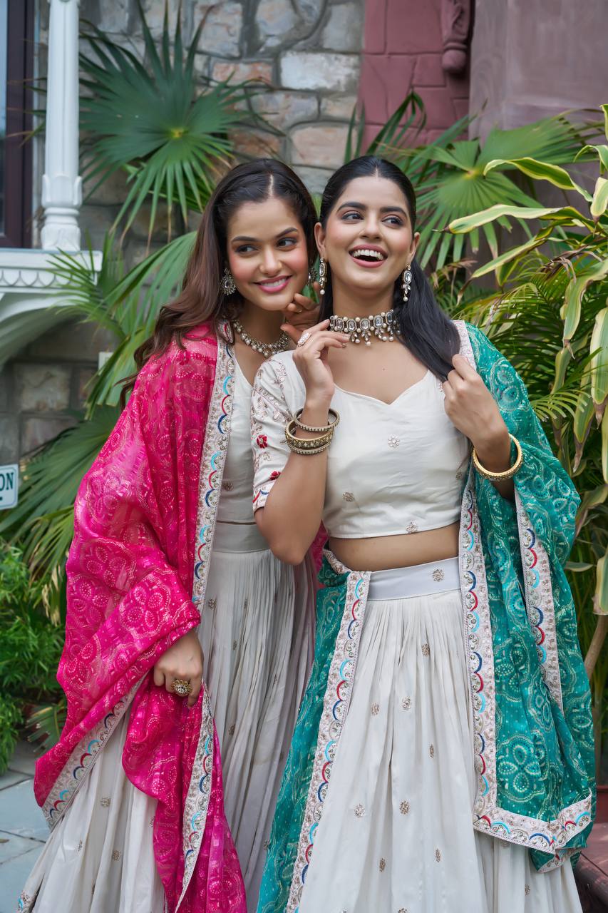 Tissue Silk Chaniya Choli