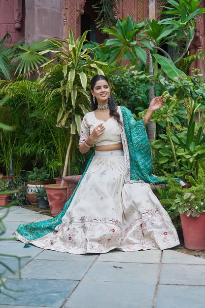 Tissue Silk Chaniya Choli