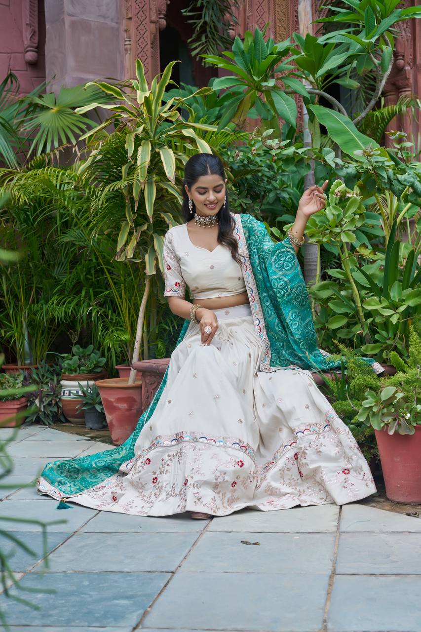 Tissue Silk Chaniya Choli