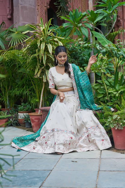 Tissue Silk Chaniya Choli