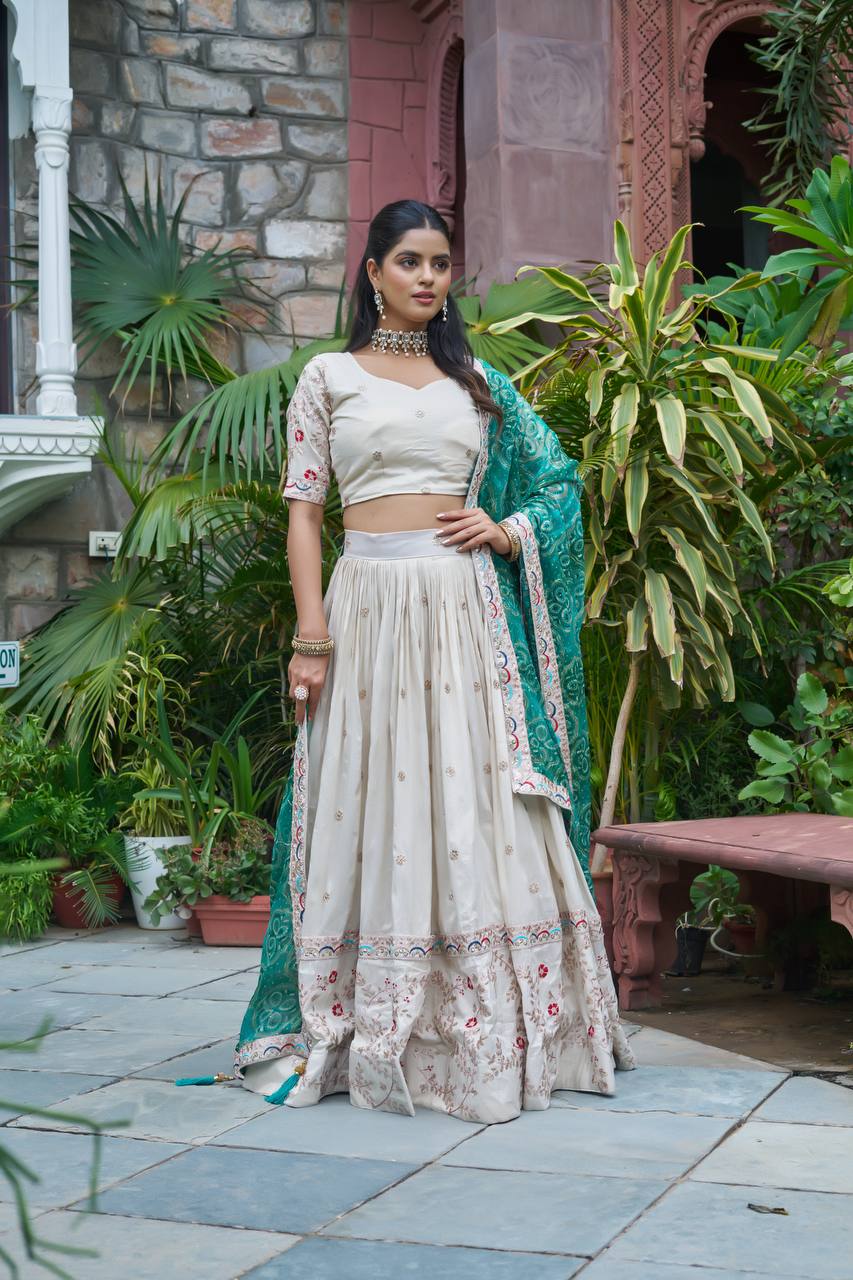 Tissue Silk Chaniya Choli