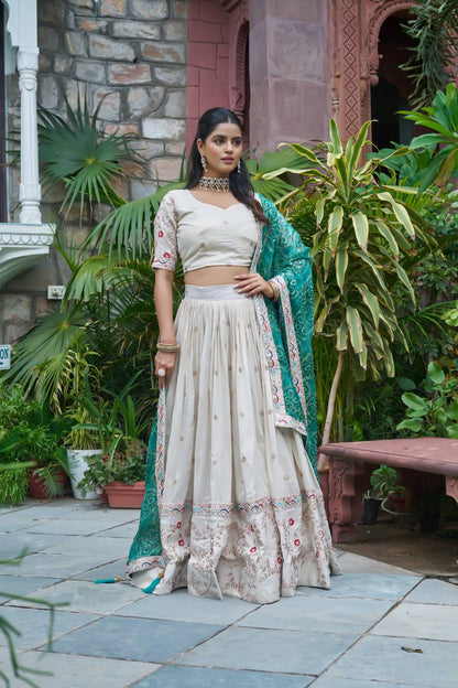 Tissue Silk Chaniya Choli