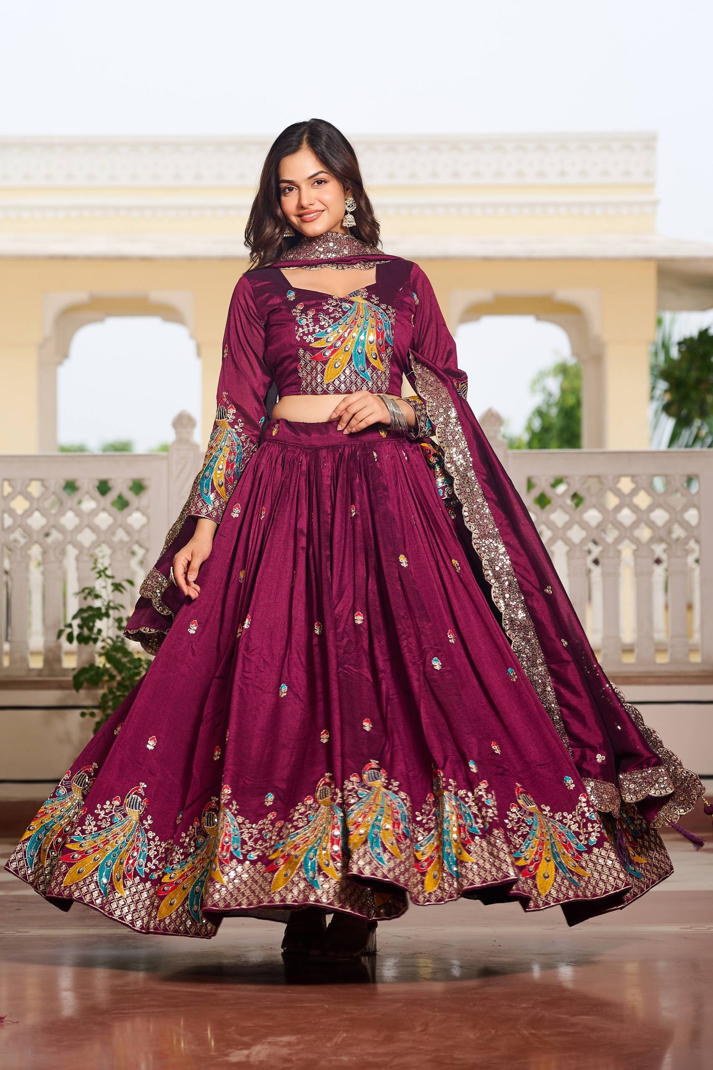 Vichitra Silk Chaniya Choli