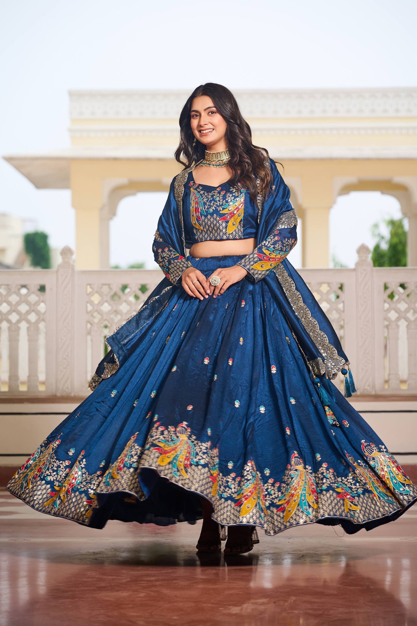 Vichitra Silk Chaniya Choli