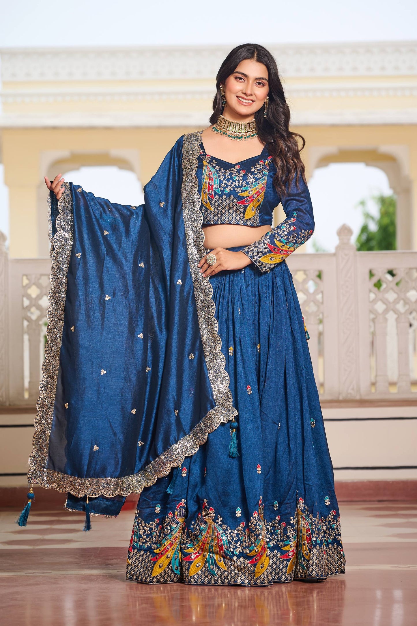 Vichitra Silk Chaniya Choli