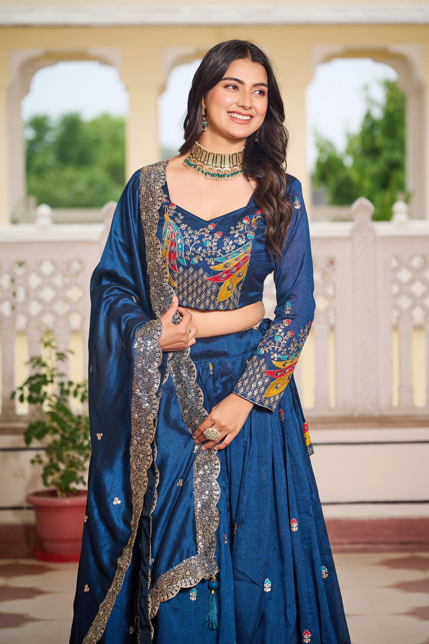 Vichitra Silk Chaniya Choli