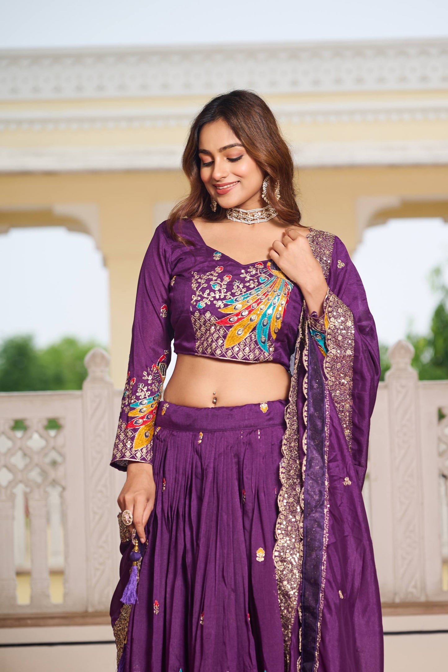 Vichitra Silk Chaniya Choli