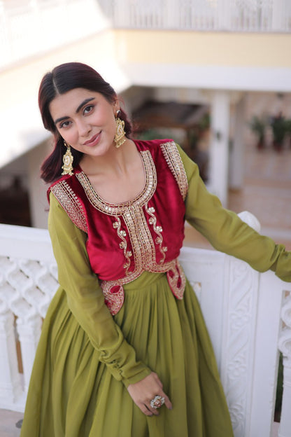 GOWN WITH KOTI COLLECTIONS