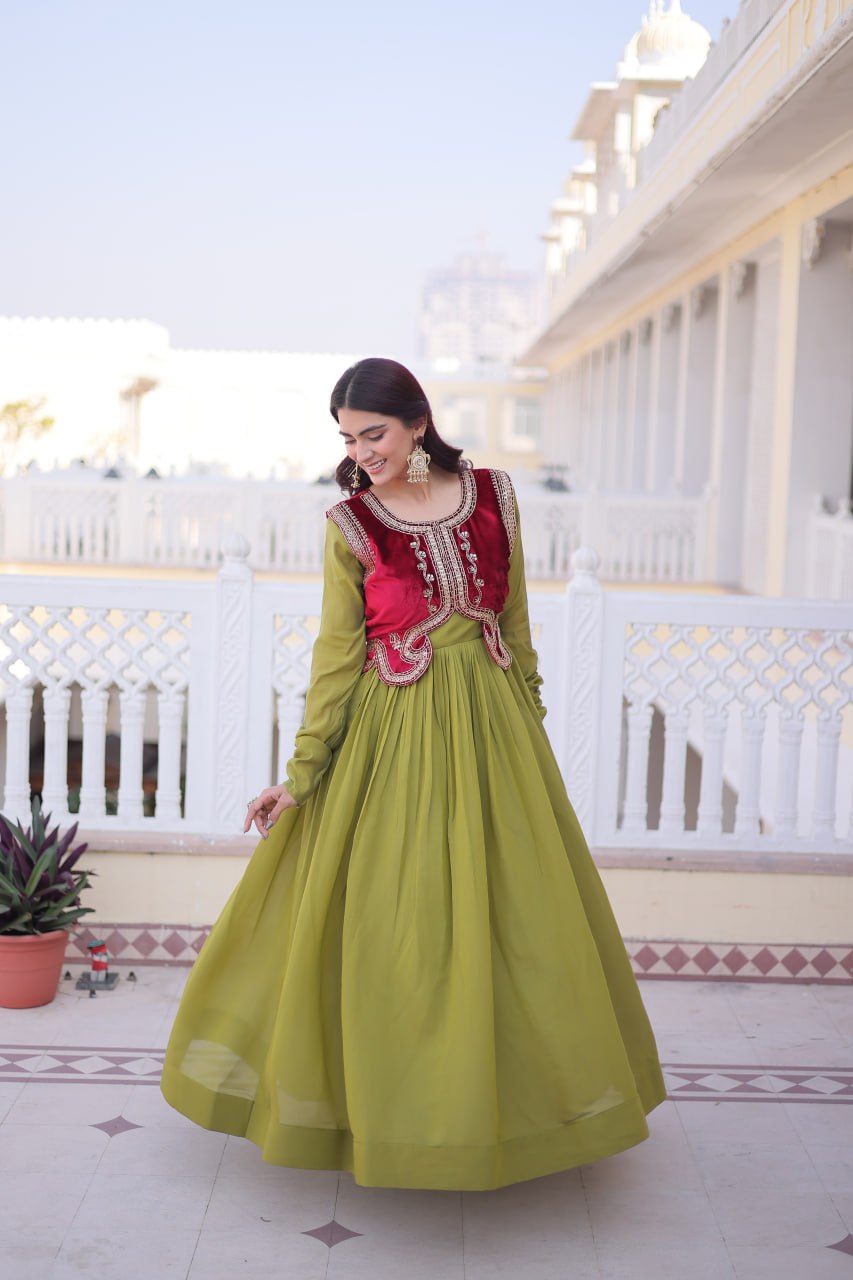 GOWN WITH KOTI COLLECTIONS
