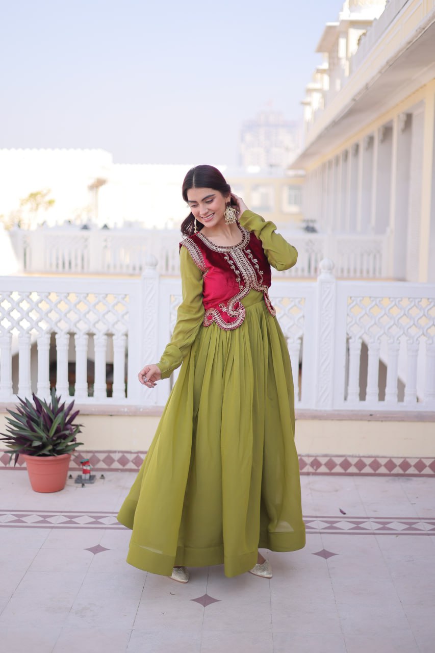 GOWN WITH KOTI COLLECTIONS