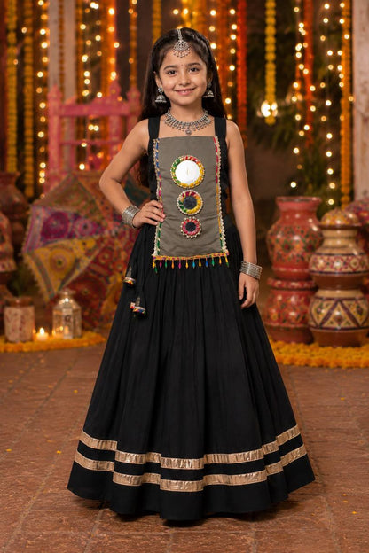 Navratri Mirror Work Outfit