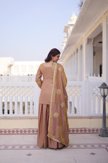 Fendi Crush Kurti Sharara Set
