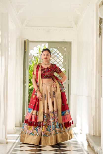 Kalamkari Lehenga Choli