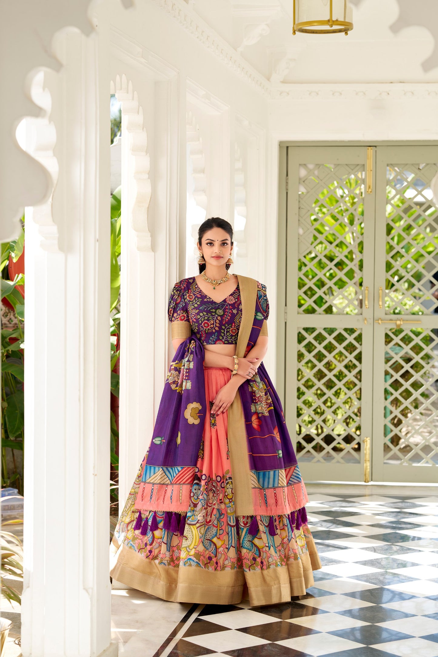 Kalamkari Lehenga Choli