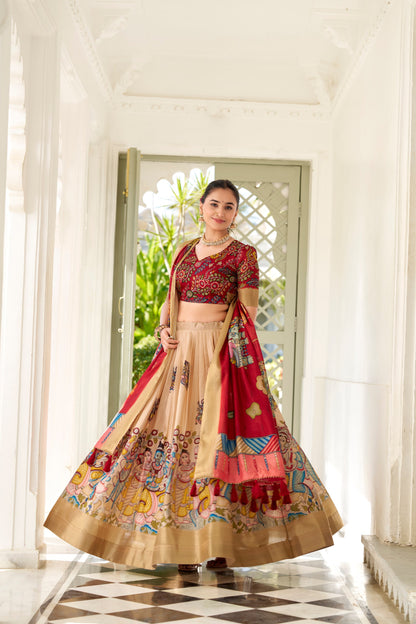 Kalamkari Lehenga Choli