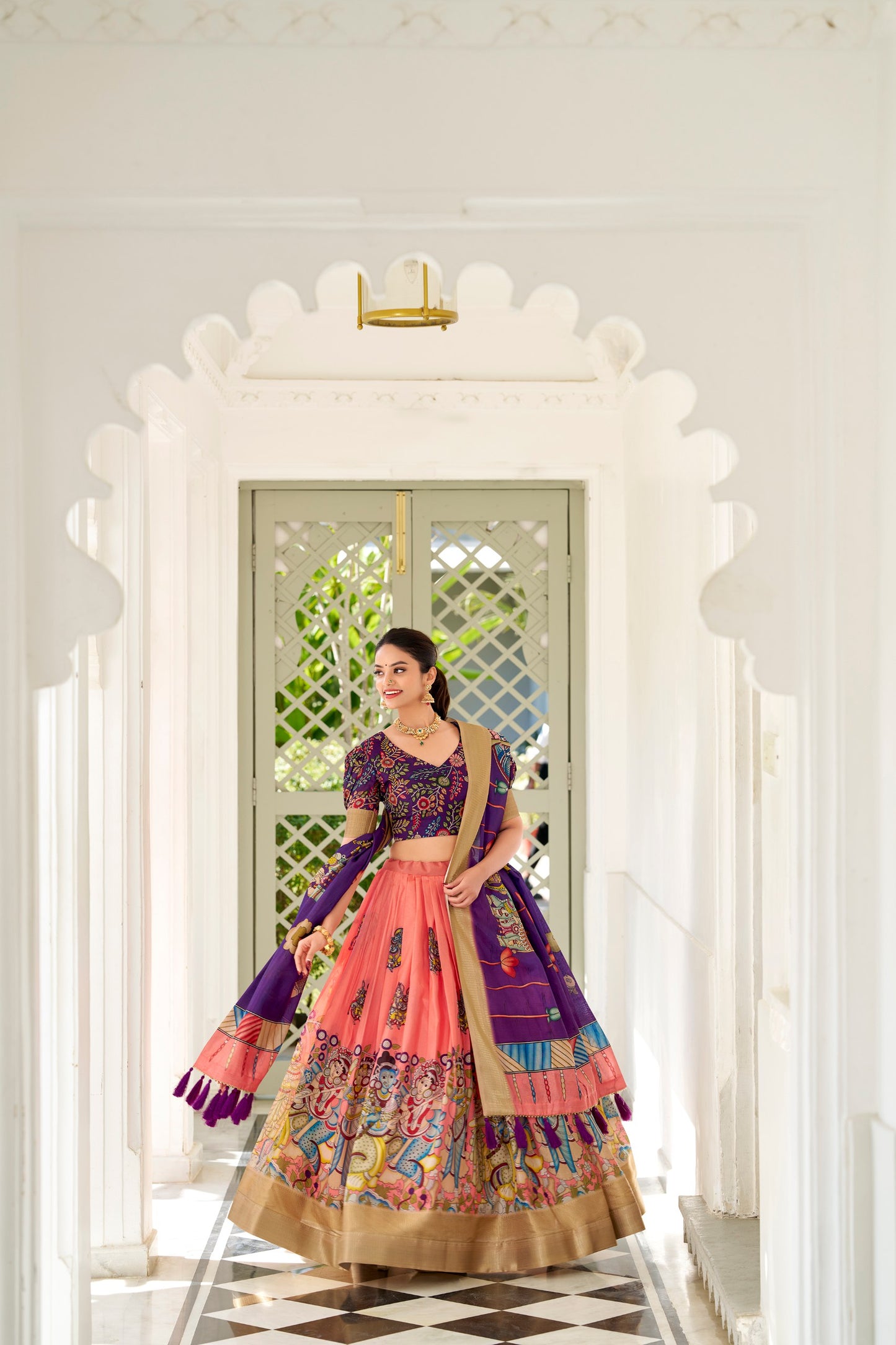 Kalamkari Lehenga Choli