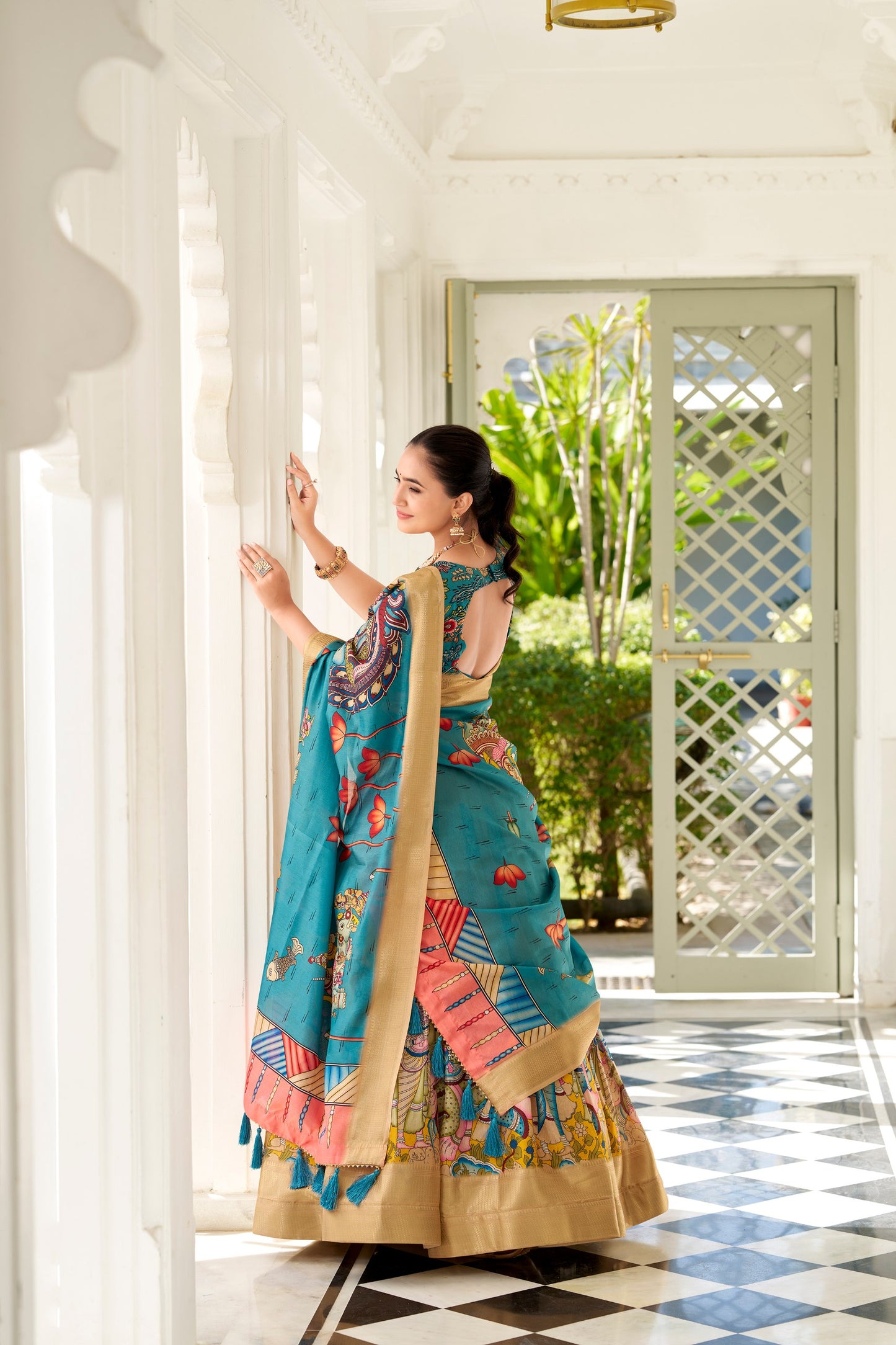 Kalamkari Lehenga Choli