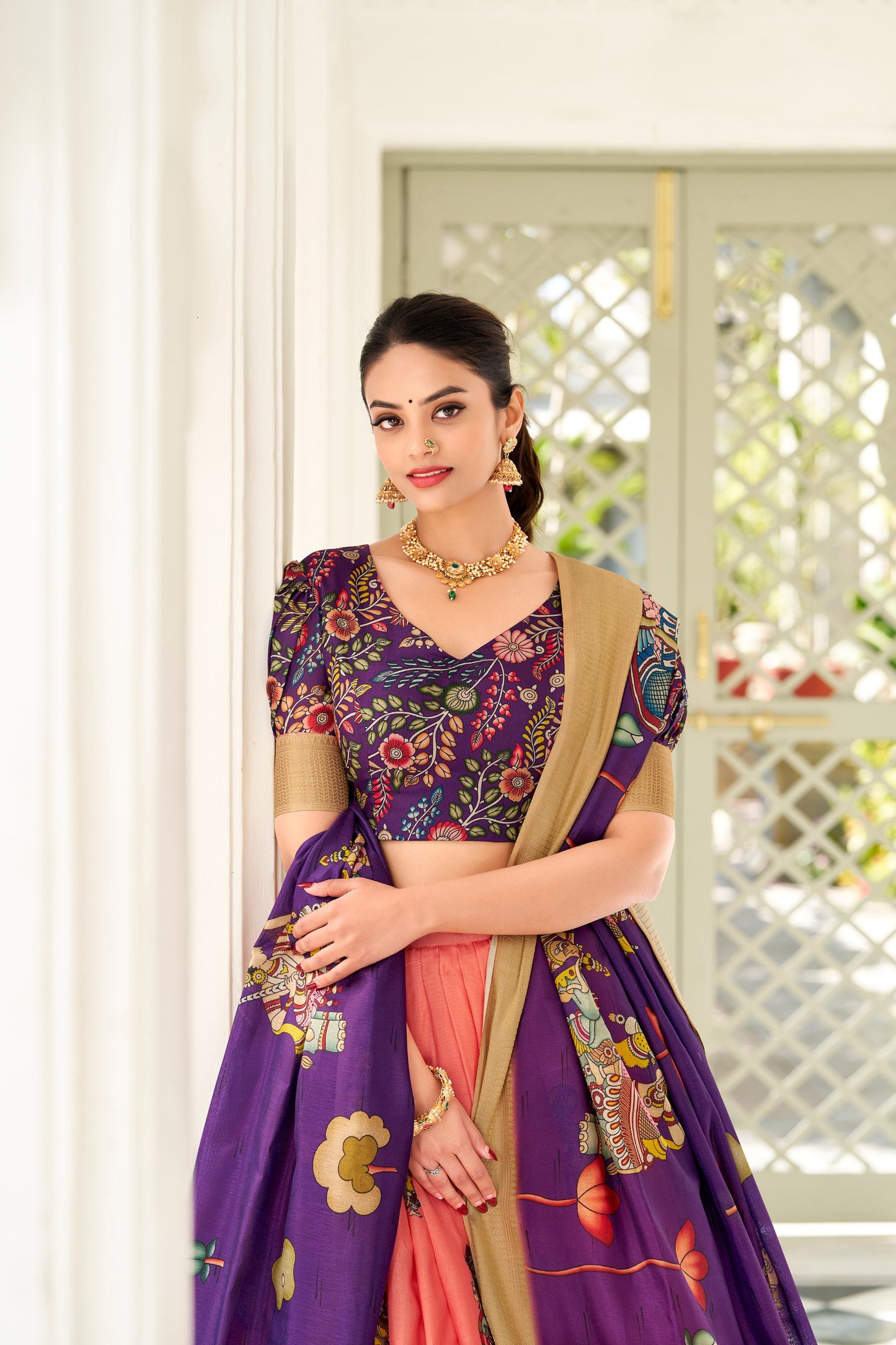 Kalamkari Lehenga Choli