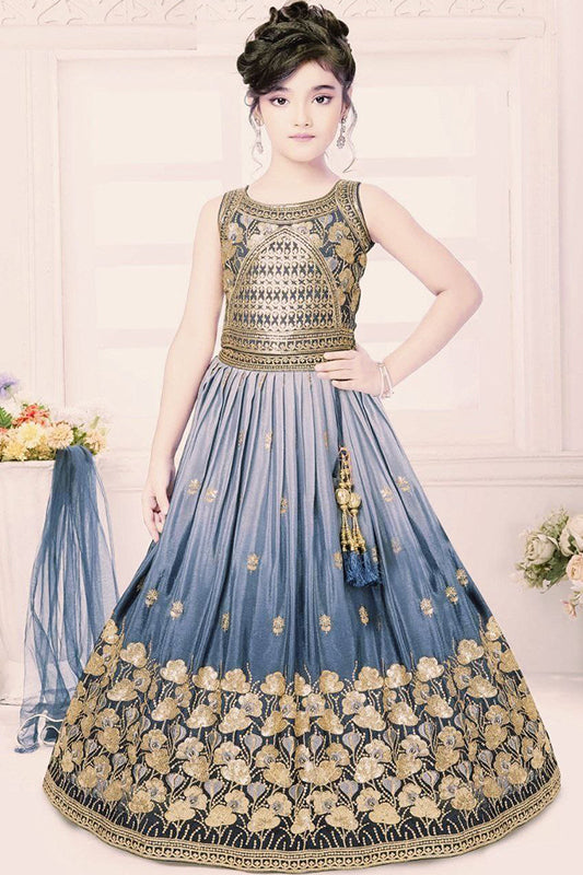 Soft Chinon Silk - Lehenga Choli