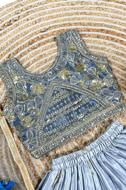 Soft Chinon Silk - Lehenga Choli