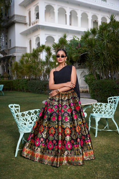 Stylish Blouse with Lehenga